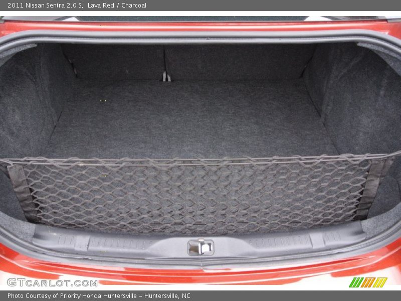 Lava Red / Charcoal 2011 Nissan Sentra 2.0 S