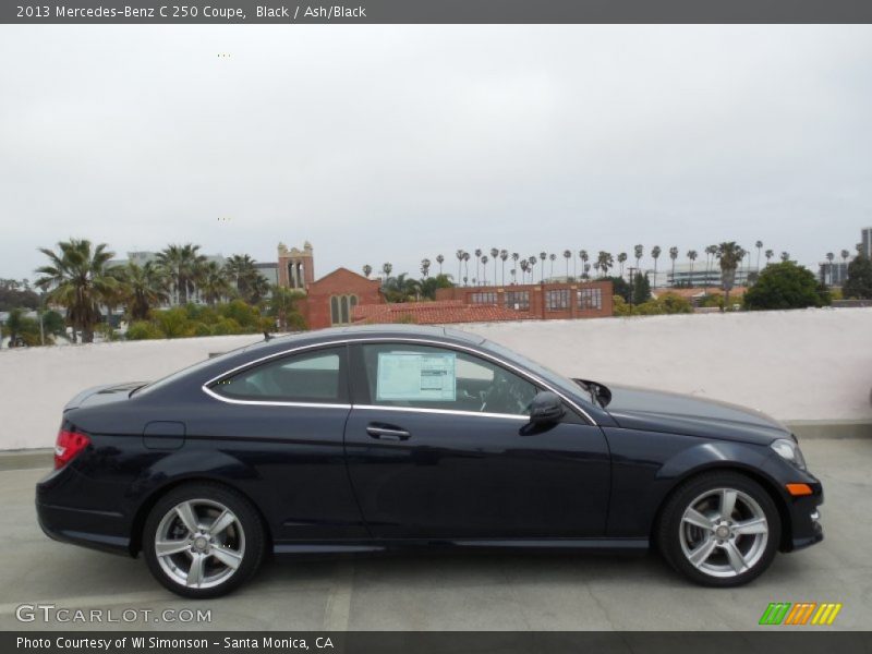 Black / Ash/Black 2013 Mercedes-Benz C 250 Coupe