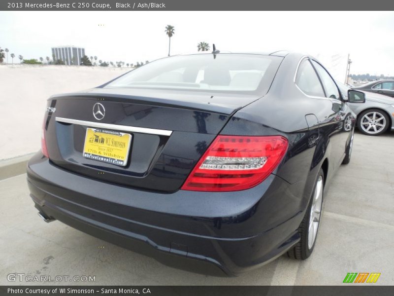 Black / Ash/Black 2013 Mercedes-Benz C 250 Coupe