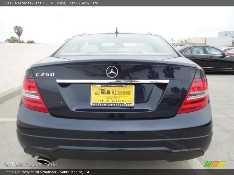 Black / Ash/Black 2013 Mercedes-Benz C 250 Coupe