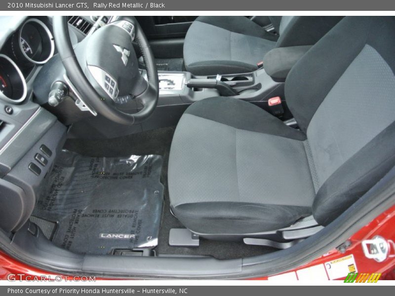 Rally Red Metallic / Black 2010 Mitsubishi Lancer GTS