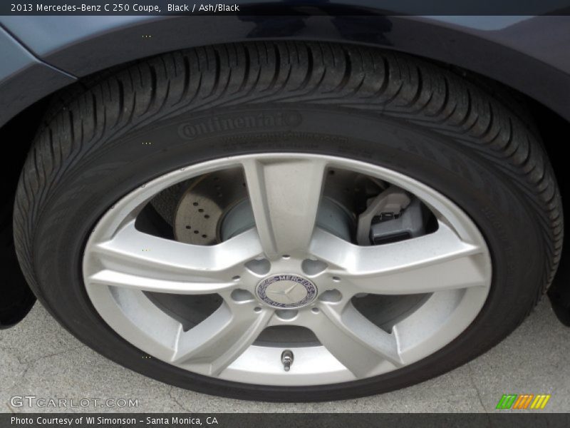 Black / Ash/Black 2013 Mercedes-Benz C 250 Coupe
