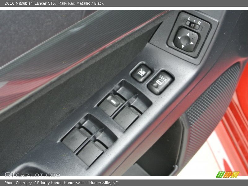 Rally Red Metallic / Black 2010 Mitsubishi Lancer GTS