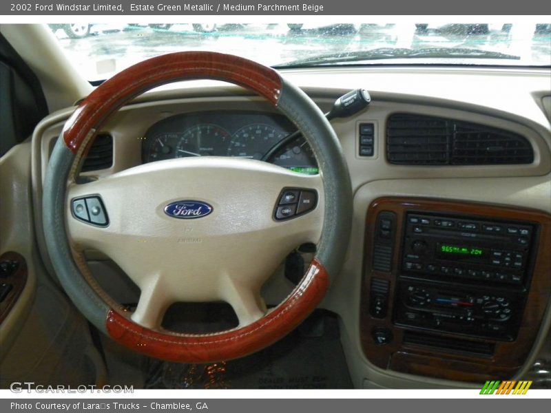 Estate Green Metallic / Medium Parchment Beige 2002 Ford Windstar Limited