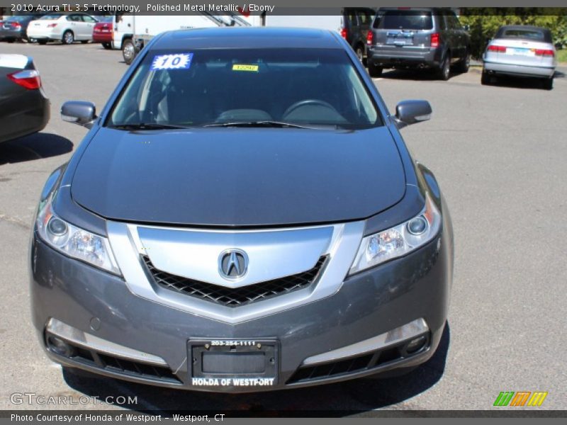 Polished Metal Metallic / Ebony 2010 Acura TL 3.5 Technology