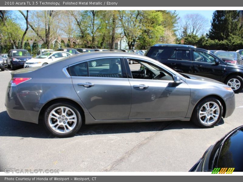 Polished Metal Metallic / Ebony 2010 Acura TL 3.5 Technology