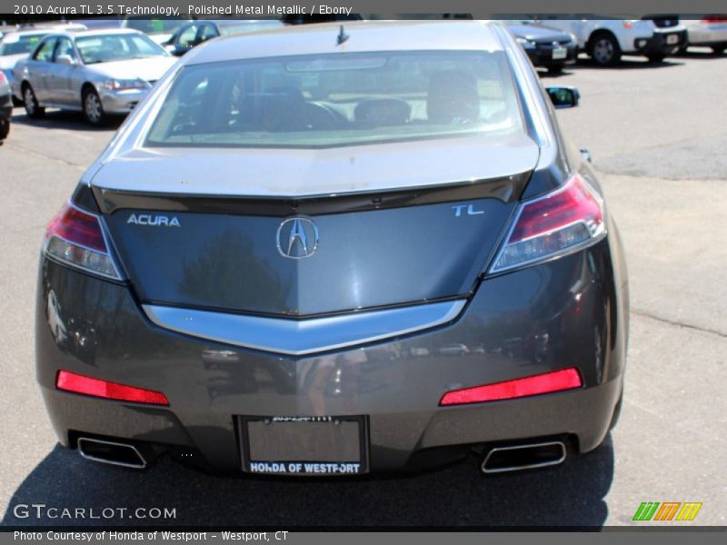 Polished Metal Metallic / Ebony 2010 Acura TL 3.5 Technology