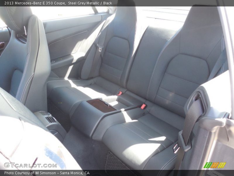 Steel Grey Metallic / Black 2013 Mercedes-Benz E 350 Coupe