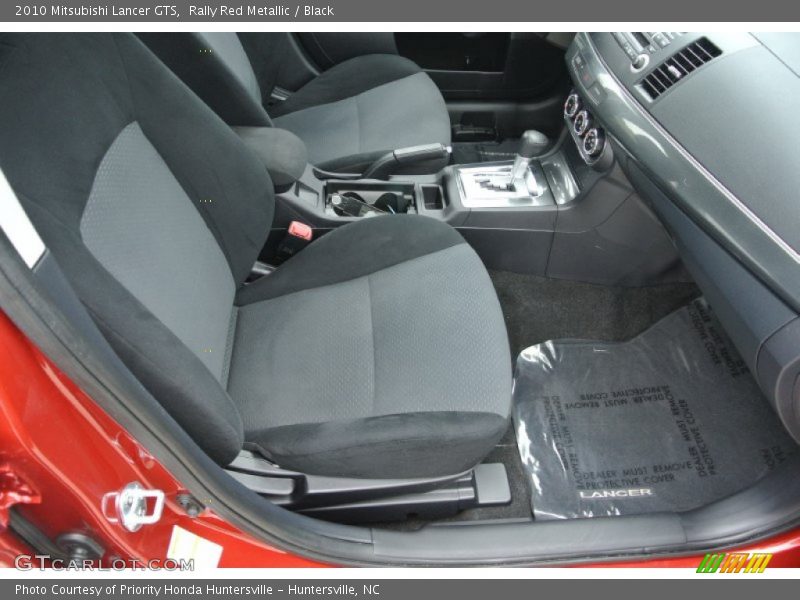 Rally Red Metallic / Black 2010 Mitsubishi Lancer GTS