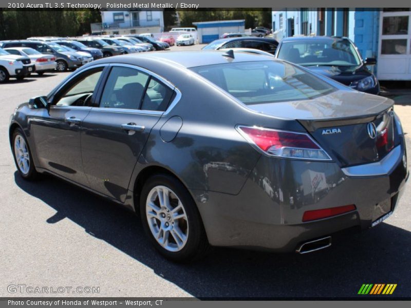 Polished Metal Metallic / Ebony 2010 Acura TL 3.5 Technology