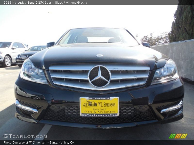 Black / Almond/Mocha 2013 Mercedes-Benz C 250 Sport
