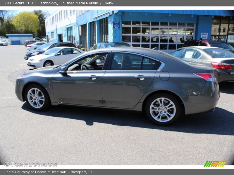 Polished Metal Metallic / Ebony 2010 Acura TL 3.5 Technology