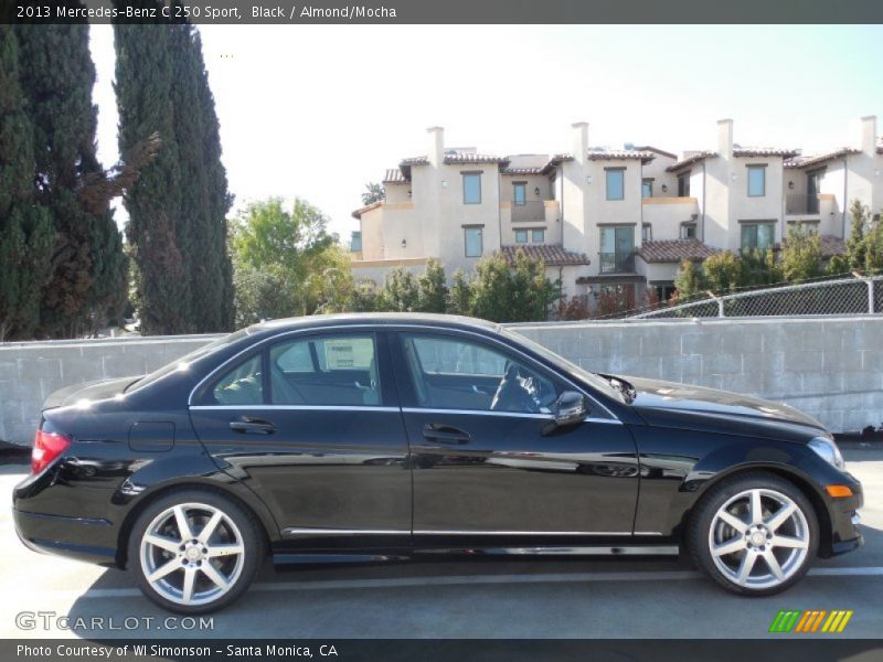 Black / Almond/Mocha 2013 Mercedes-Benz C 250 Sport
