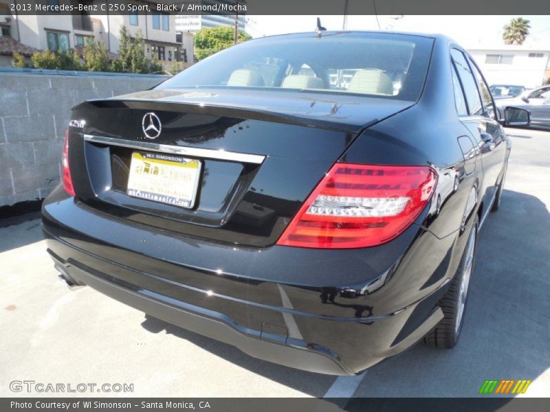 Black / Almond/Mocha 2013 Mercedes-Benz C 250 Sport