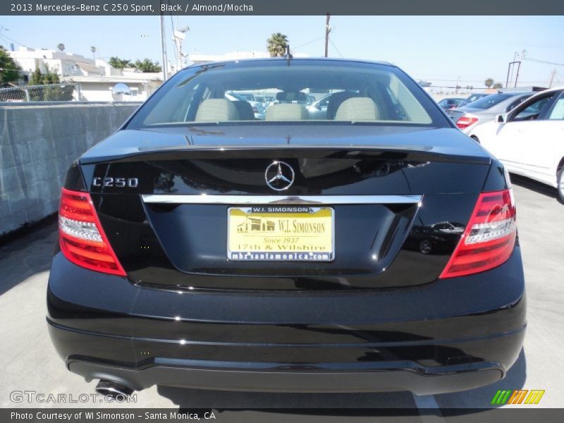 Black / Almond/Mocha 2013 Mercedes-Benz C 250 Sport