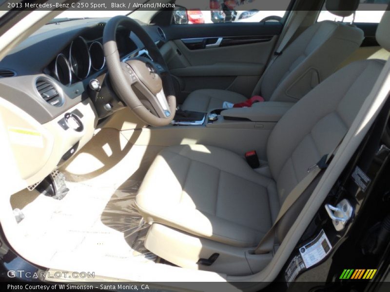 Black / Almond/Mocha 2013 Mercedes-Benz C 250 Sport