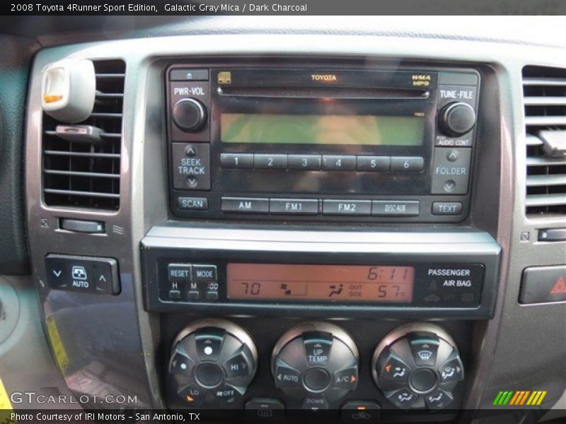 Galactic Gray Mica / Dark Charcoal 2008 Toyota 4Runner Sport Edition