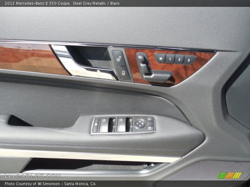 Steel Grey Metallic / Black 2013 Mercedes-Benz E 350 Coupe