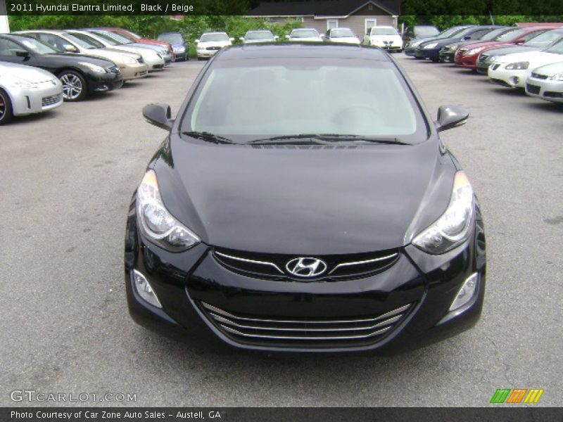 Black / Beige 2011 Hyundai Elantra Limited