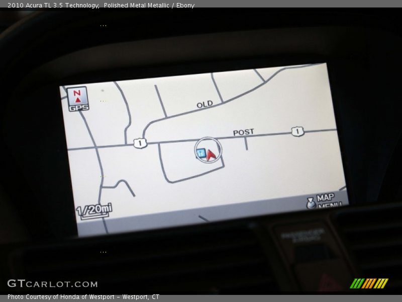 Polished Metal Metallic / Ebony 2010 Acura TL 3.5 Technology