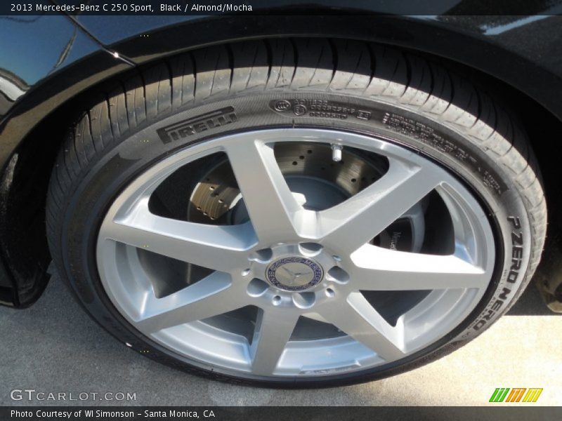 Black / Almond/Mocha 2013 Mercedes-Benz C 250 Sport