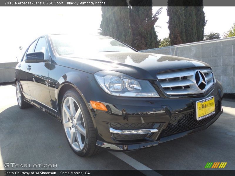 Black / Almond/Mocha 2013 Mercedes-Benz C 250 Sport