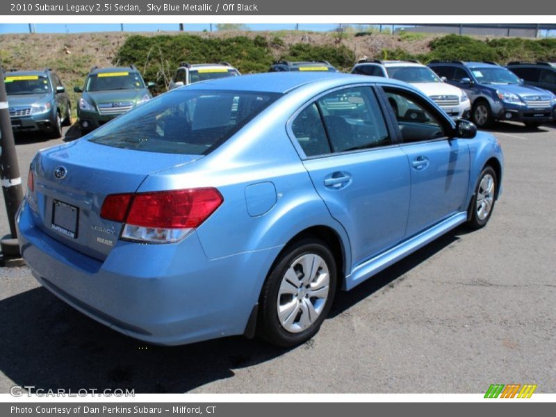 Sky Blue Metallic / Off Black 2010 Subaru Legacy 2.5i Sedan