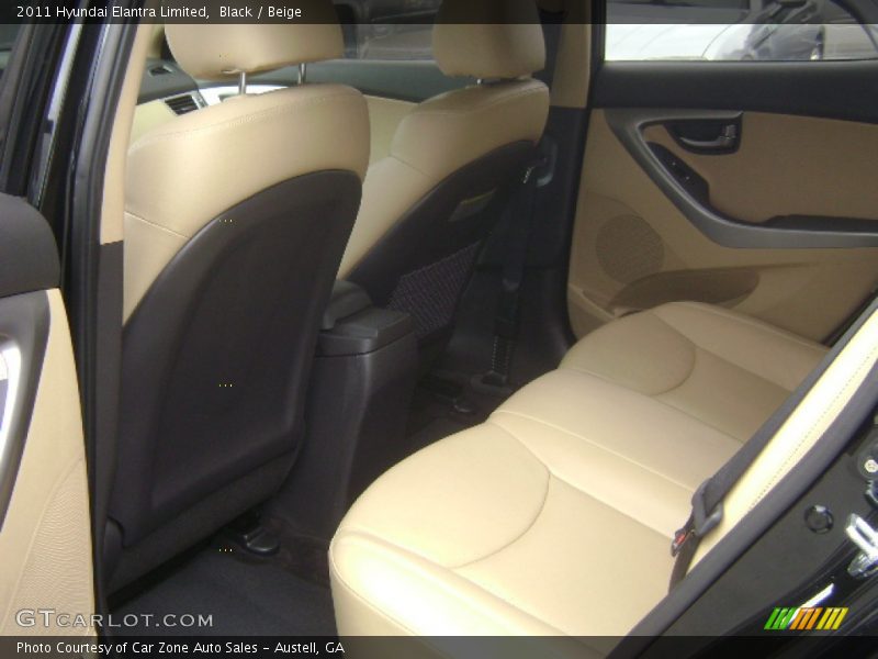Black / Beige 2011 Hyundai Elantra Limited