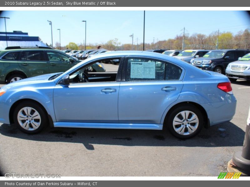 Sky Blue Metallic / Off Black 2010 Subaru Legacy 2.5i Sedan