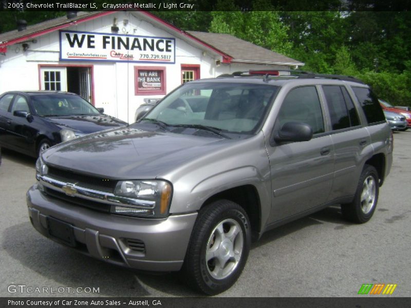 Graystone Metallic / Light Gray 2005 Chevrolet TrailBlazer LS