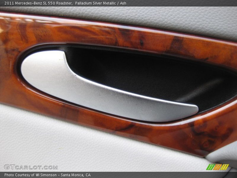 Palladium Silver Metallic / Ash 2011 Mercedes-Benz SL 550 Roadster