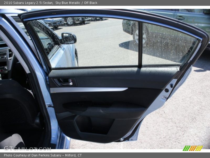 Sky Blue Metallic / Off Black 2010 Subaru Legacy 2.5i Sedan