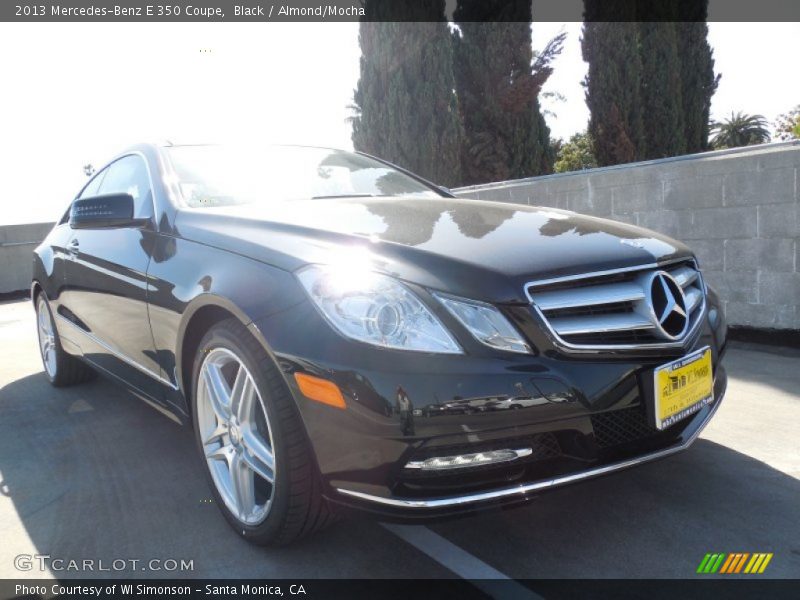 Black / Almond/Mocha 2013 Mercedes-Benz E 350 Coupe