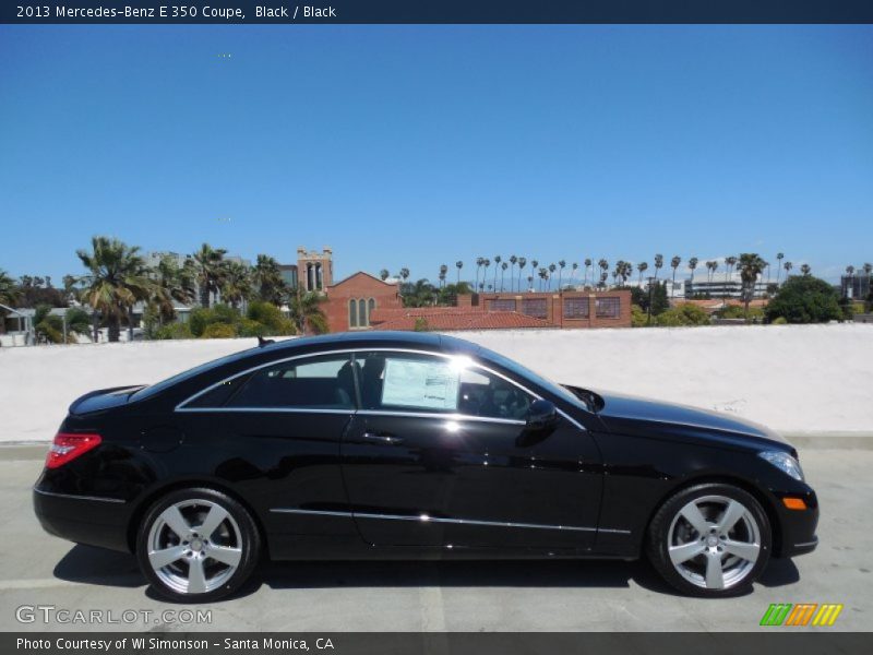 Black / Black 2013 Mercedes-Benz E 350 Coupe