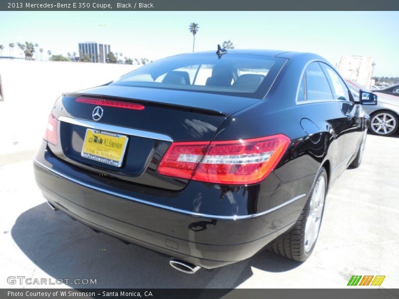 Black / Black 2013 Mercedes-Benz E 350 Coupe