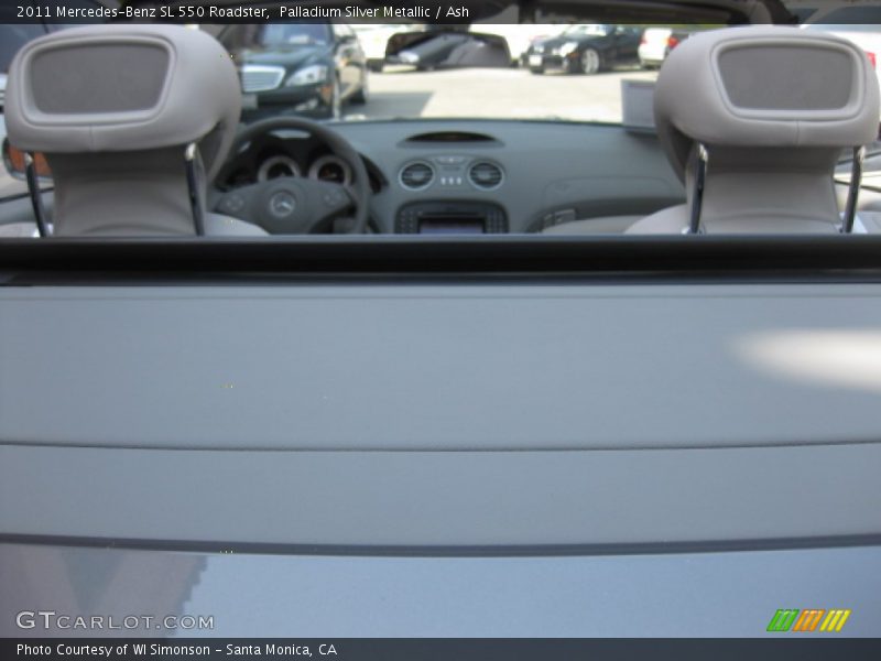 Palladium Silver Metallic / Ash 2011 Mercedes-Benz SL 550 Roadster