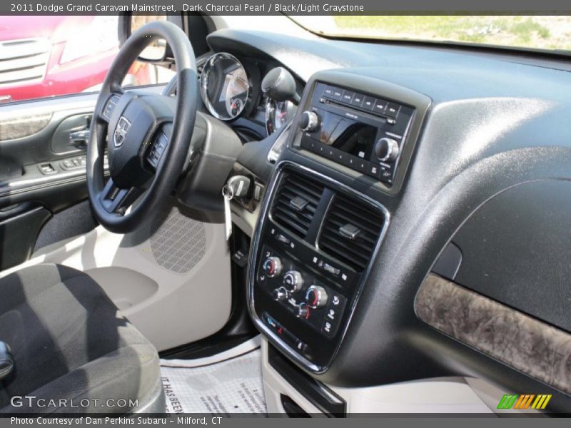 Dark Charcoal Pearl / Black/Light Graystone 2011 Dodge Grand Caravan Mainstreet