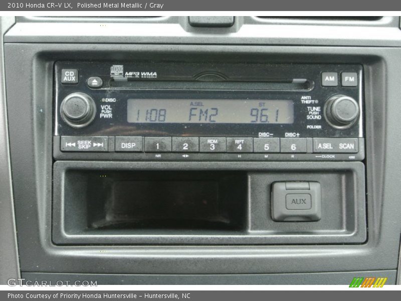 Polished Metal Metallic / Gray 2010 Honda CR-V LX