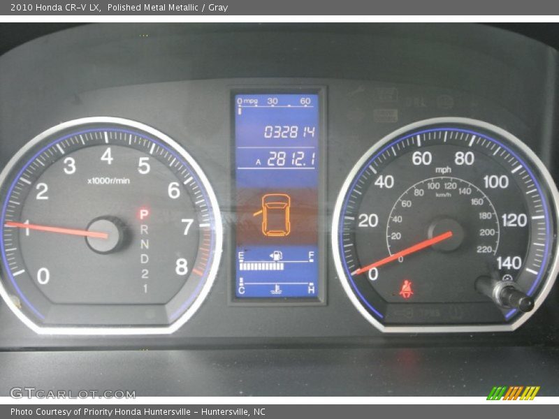 Polished Metal Metallic / Gray 2010 Honda CR-V LX