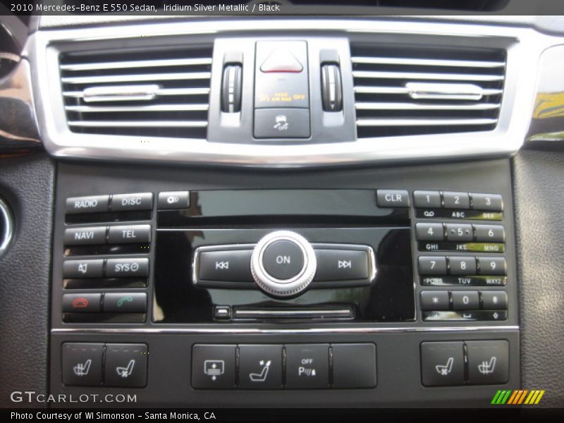 Iridium Silver Metallic / Black 2010 Mercedes-Benz E 550 Sedan