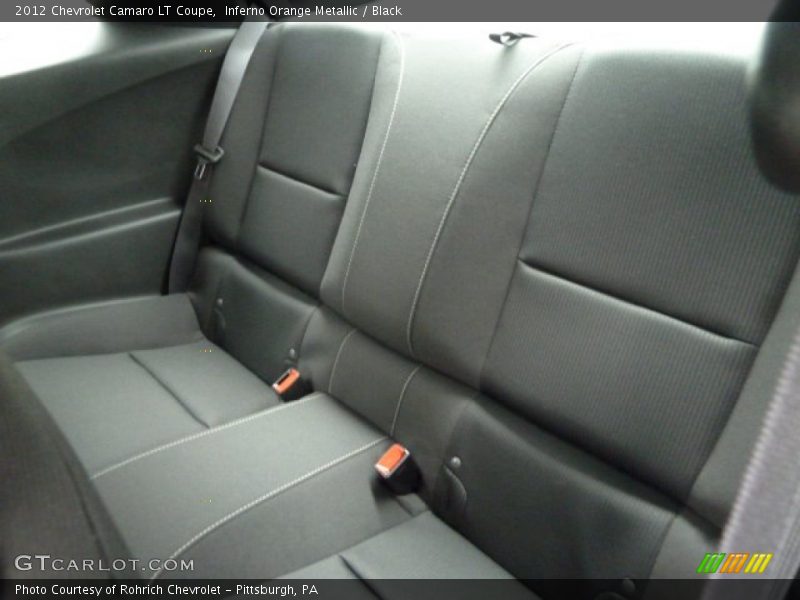 Inferno Orange Metallic / Black 2012 Chevrolet Camaro LT Coupe