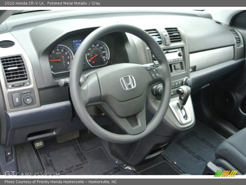 Polished Metal Metallic / Gray 2010 Honda CR-V LX