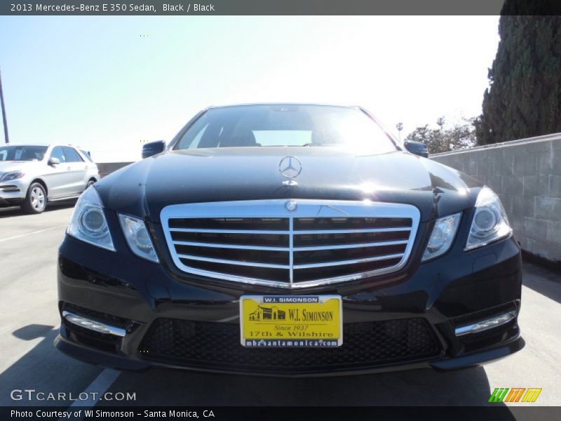 Black / Black 2013 Mercedes-Benz E 350 Sedan