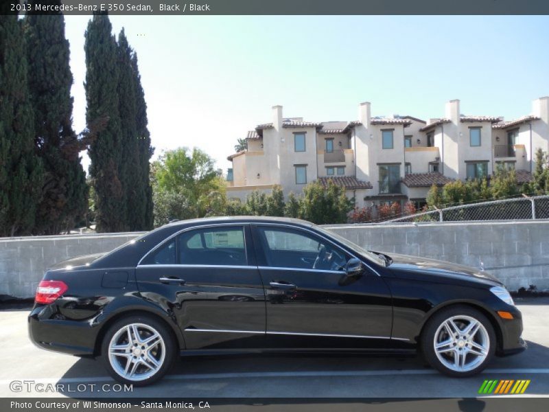 Black / Black 2013 Mercedes-Benz E 350 Sedan