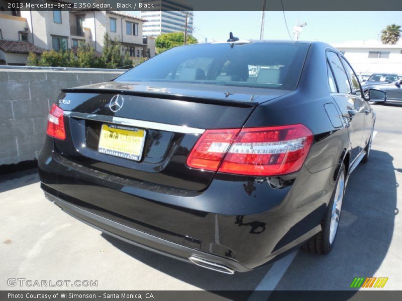 Black / Black 2013 Mercedes-Benz E 350 Sedan