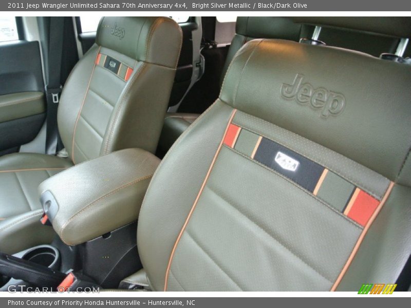 Bright Silver Metallic / Black/Dark Olive 2011 Jeep Wrangler Unlimited Sahara 70th Anniversary 4x4