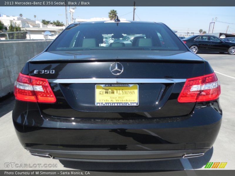Black / Black 2013 Mercedes-Benz E 350 Sedan