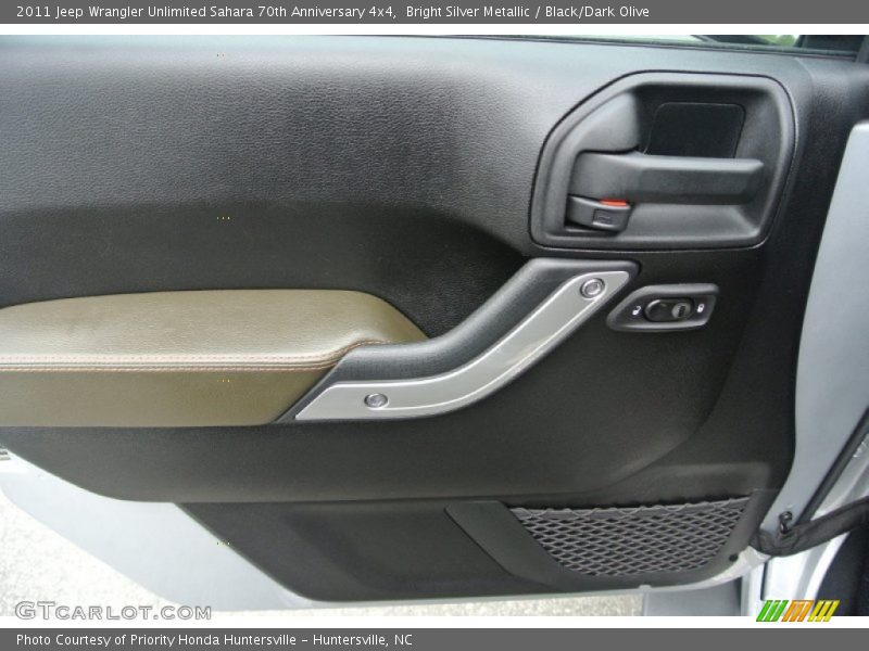 Bright Silver Metallic / Black/Dark Olive 2011 Jeep Wrangler Unlimited Sahara 70th Anniversary 4x4