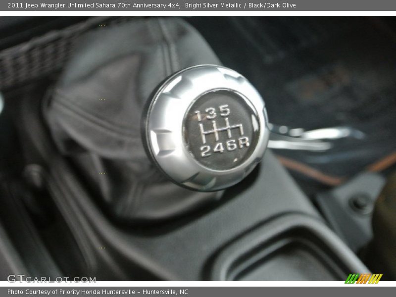 Bright Silver Metallic / Black/Dark Olive 2011 Jeep Wrangler Unlimited Sahara 70th Anniversary 4x4