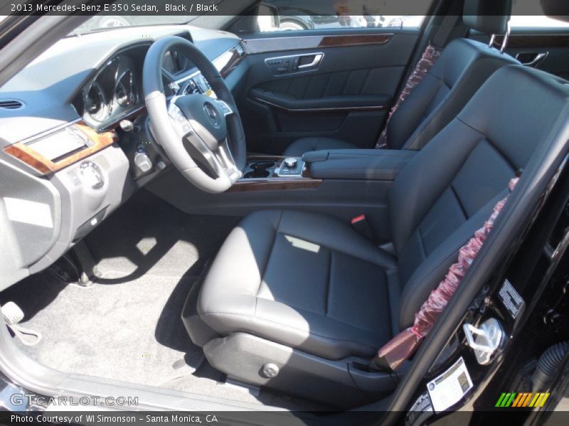 Black / Black 2013 Mercedes-Benz E 350 Sedan